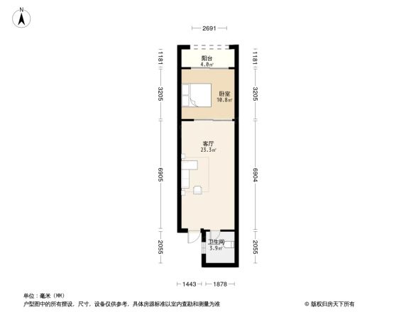 启东商务公寓户型图