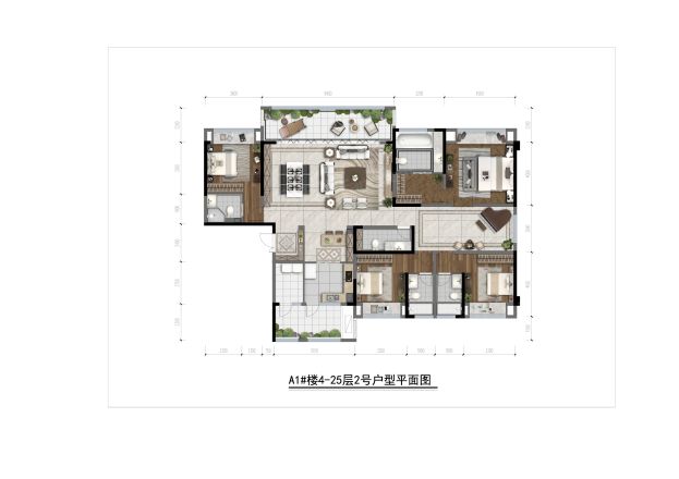 金辉中央铭著户型图