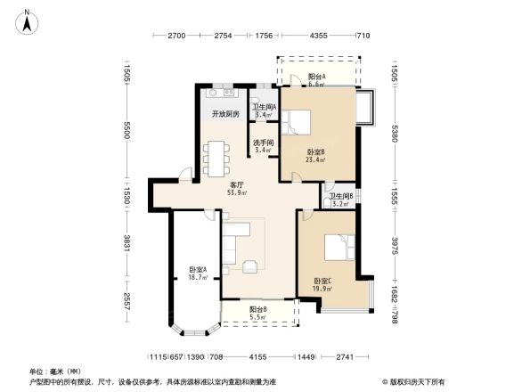 天和花园户型图