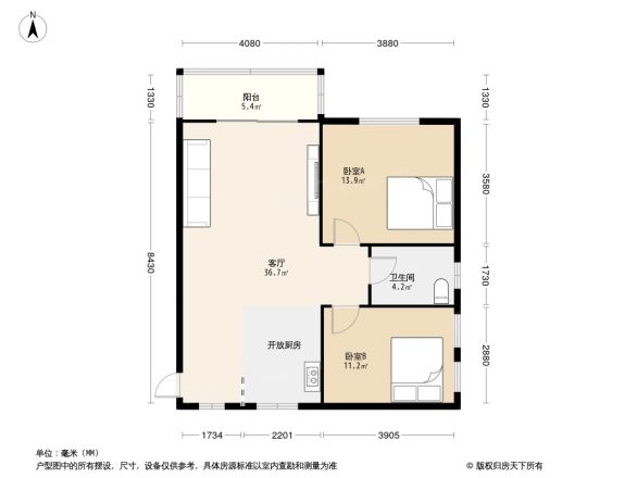 海蓝花园户型图
