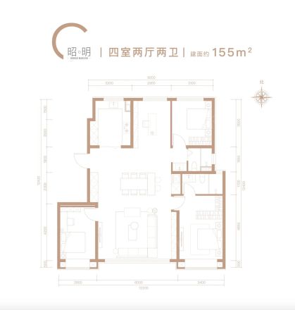 龙樾合玺户型图
