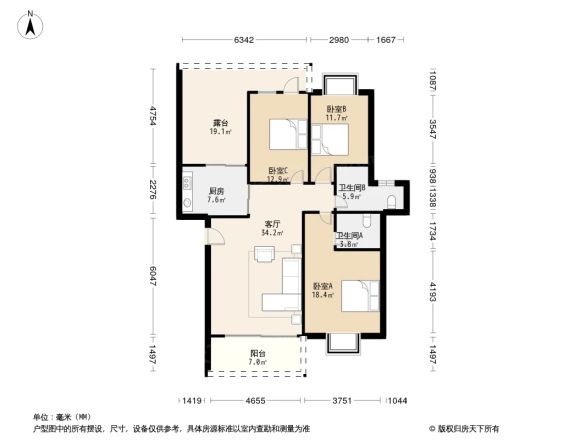 华苑公寓户型图