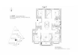 国誉未来悦5室2厅1厨2卫建面140.00㎡