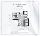 B2户型116平
