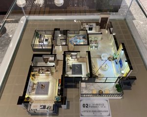 双地铁口!郎玶都汇交付未入住四房,正朝南采光好