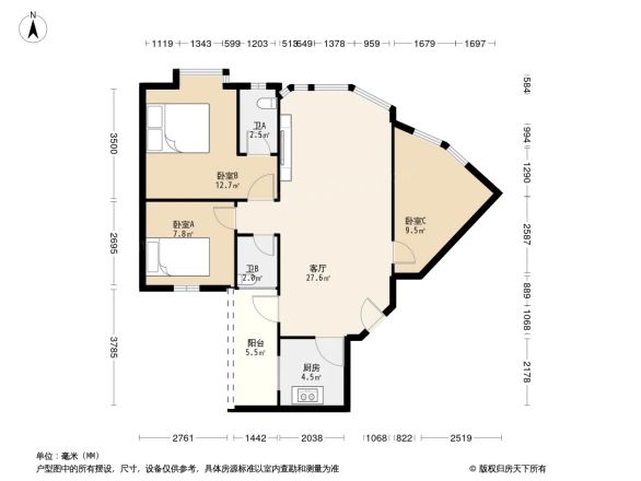 昌顺豪庭户型图