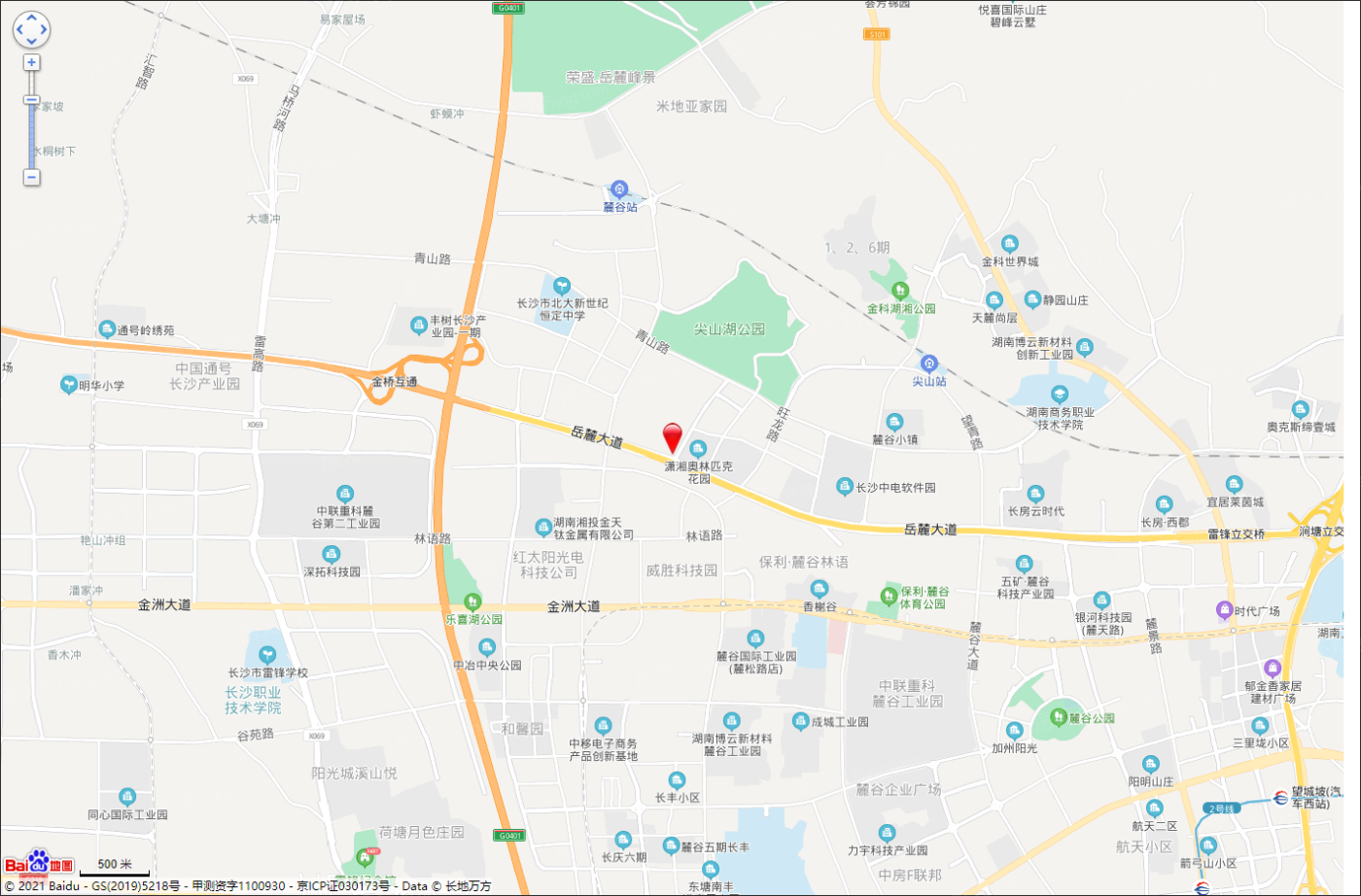 麓谷山湖郡公示图图片