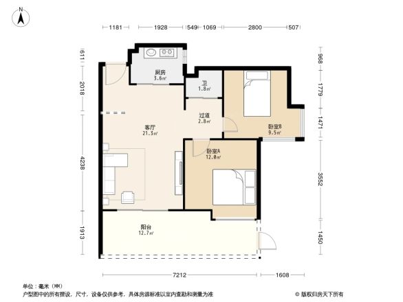 西堤国际花园户型图