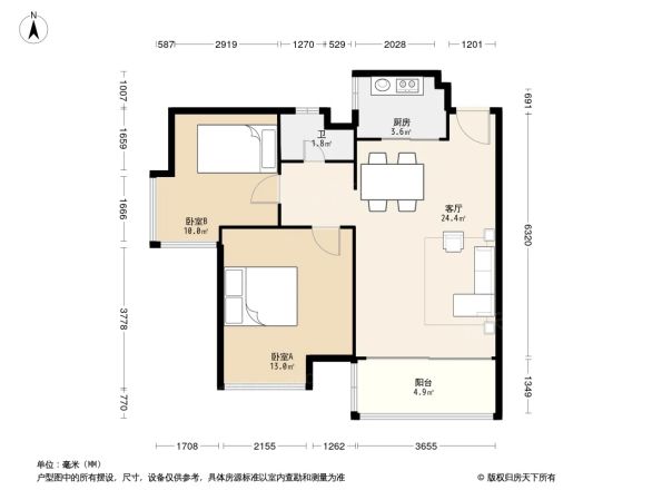 西堤国际花园户型图