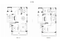 隽澜轩四叠上叠B户型228平