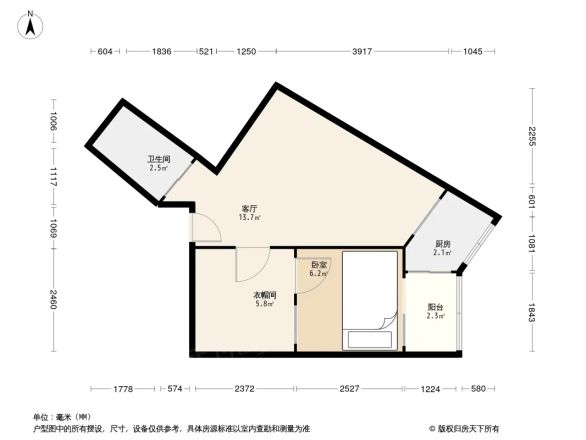 嘉园一里户型图