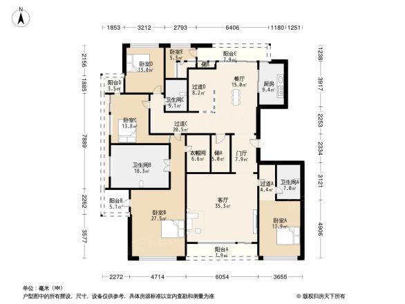 西溪诚园守纯苑户型图