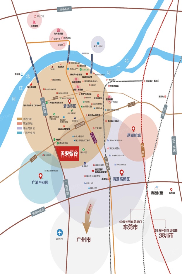 天安智谷科技产业园交通图
