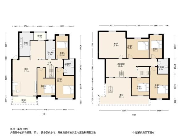 卧龙山水绿都户型图