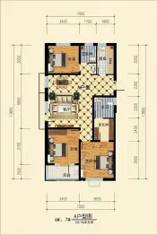 元信·济北郡3室2厅1厨2卫建面123.90㎡