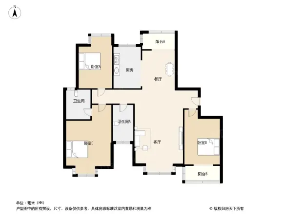 有色君合园户型图