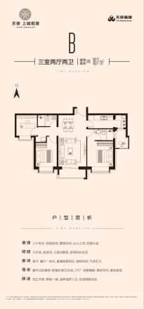 天保上城观景户型图