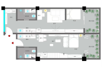 二期4号楼5号楼户型图80平方loft