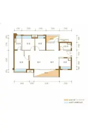 保利·时光印象3室2厅1厨2卫建面114.0㎡