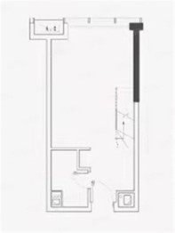 奥飞文创中心1室1厅1卫建面43.00㎡