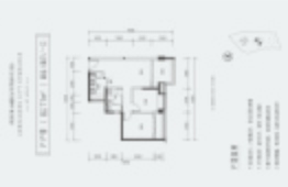 盛荟城2室2厅1厨1卫建面71.00㎡