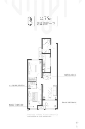 复地富顿街区3期户型图