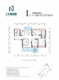 霸王花东城国际4室2厅1厨2卫建面126.72㎡