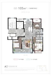 万固·云泰璟园3室2厅1厨2卫建面105.00㎡