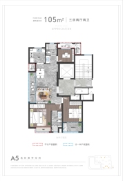 万固·云泰璟园3室2厅1厨2卫建面105.00㎡