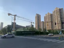 美好铂翠实景图在建工地