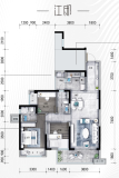 碧桂园云樾江境110㎡3房2卫