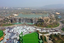 2021-42幅地块周边配套扬州世园会梦幻叠瀑