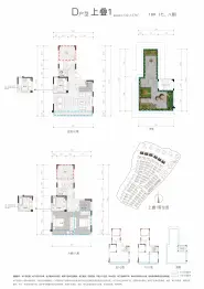 长虹金嶺1号4室2厅1厨3卫建面132.00㎡