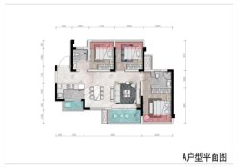 德颐悦森和璟3室2厅1厨2卫建面89.00㎡