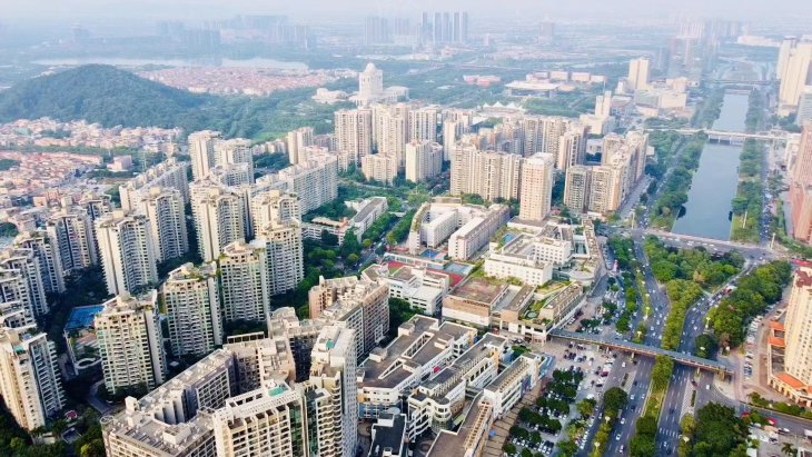 美的置业万达广场实景图