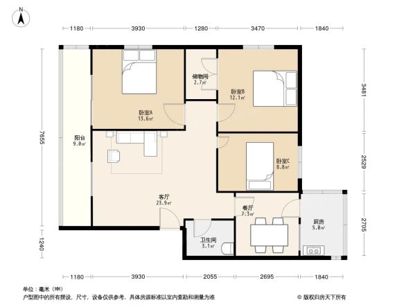 河科大家属院户型图