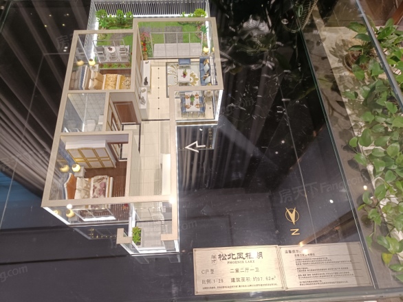 松北凤栖湖实景图