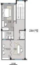 国瓷·伴山2室1厅1卫建面239.00㎡