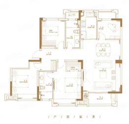 钱龙银色港湾4室2厅1厨2卫建面139.00㎡