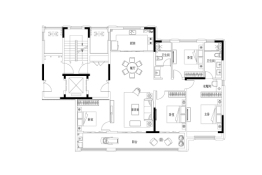 隽澜轩4室2厅1厨2卫建面182.00㎡