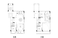 六叠上叠E户型191-193平