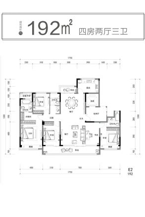 鸿翔百盛东望金邸户型图