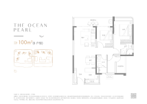 中建·玖玥湾建面100平方B户型