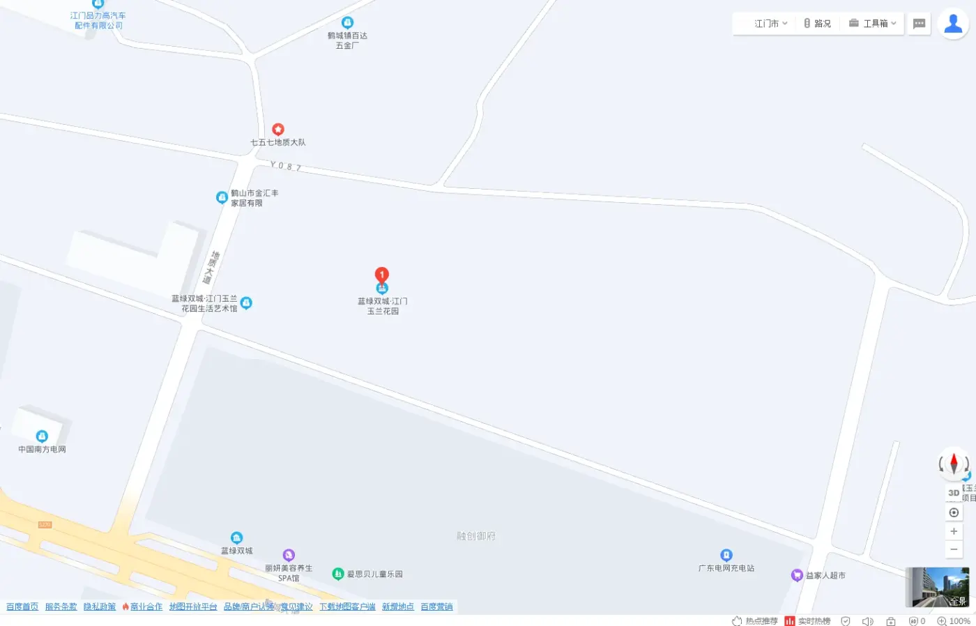鸿升·玉兰花园交通图