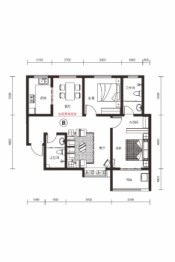 凤鸣湖壹号2室2厅1厨2卫建面110.00㎡