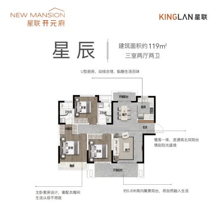 星联·开元府户型图