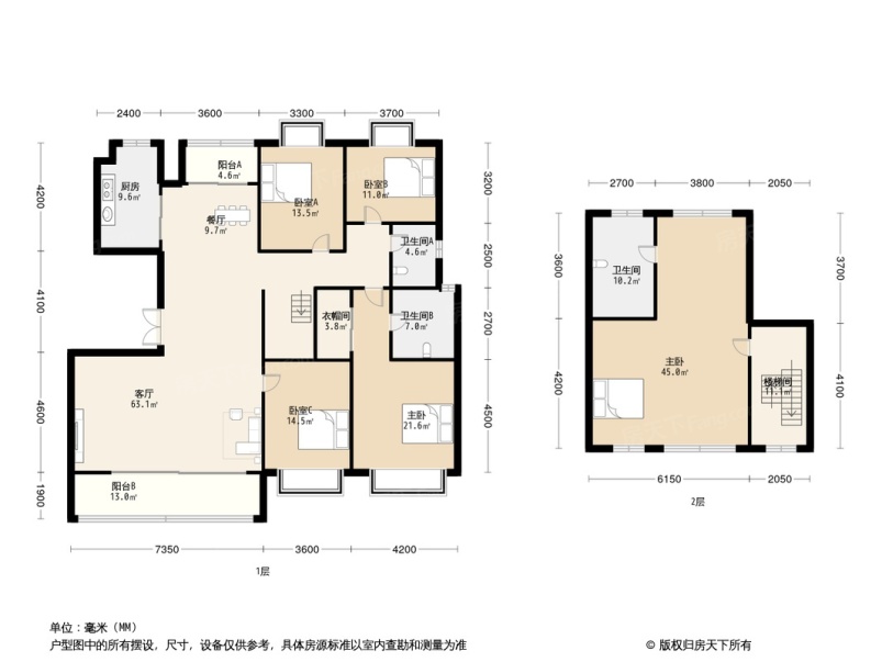 中洲锦城湖岸 户型图图片