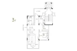 中联云裳小镇4室2厅1厨3卫建面168.0㎡