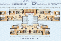 青建悦府D户型3房2厅3卫