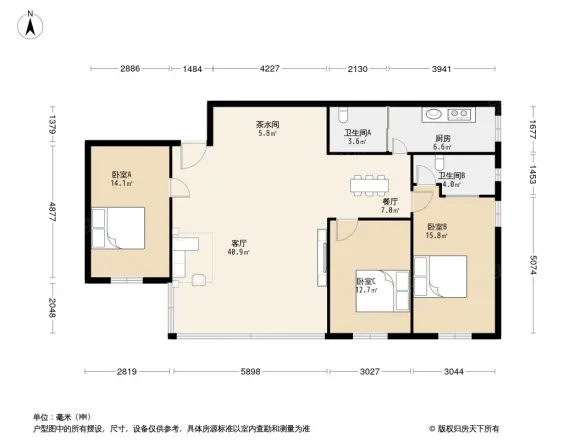 屏苑新村户型图